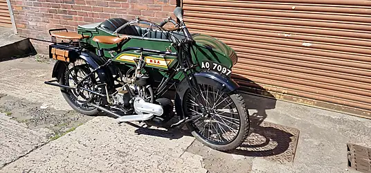 1921 BSA Model K 557cc Sidecar