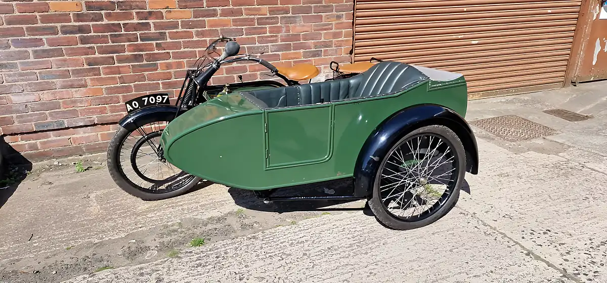 Used 1921 Bsa Model K With Sidecar - Interior and Exterior details 11
