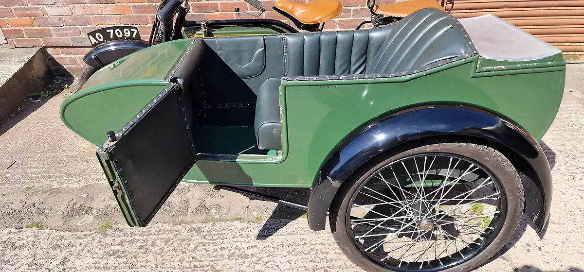 Used 1921 Bsa Model K With Sidecar - Interior and Exterior details 13