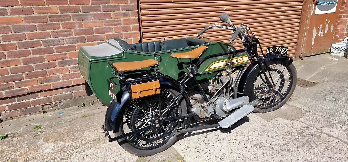Used 1921 Bsa Model K With Sidecar - Interior and Exterior details 3