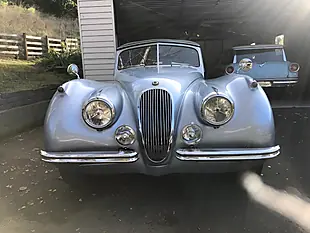 Used 1953 Jaguar Xk XK120 Dhc Blue - Interior and Exterior details 12