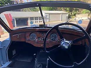 Used 1953 Jaguar Xk XK120 Dhc Blue - Interior and Exterior details 15