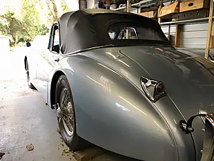 Used 1953 Jaguar Xk XK120 Dhc Blue - Interior and Exterior details 8