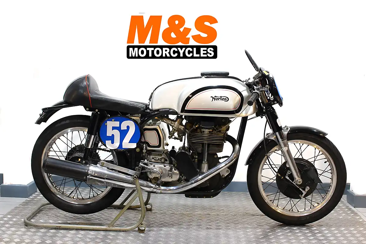 Used 1954 Manx Norton 40M Silver - Front View