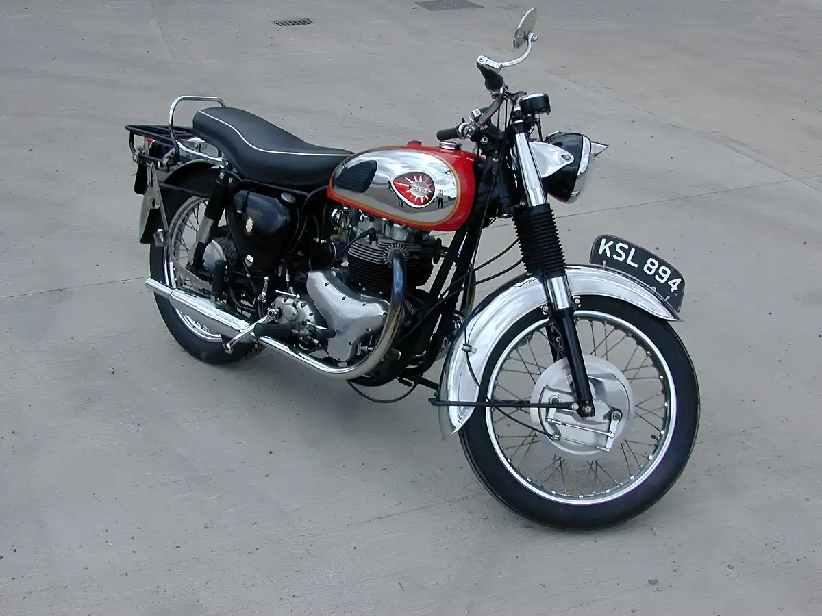 Used 1958 Bsa A10 Super Rocket Red - Front View