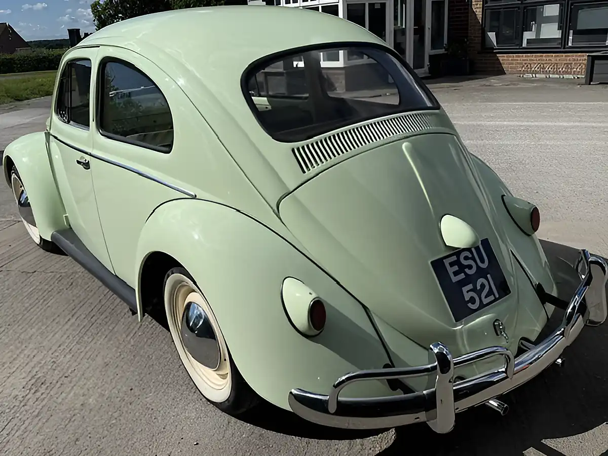 Used 1959 Volkswagen Beetle Showroom Condition Light Green - Interior and Exterior details 10