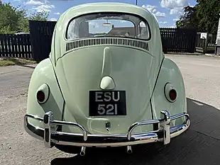 Used 1959 Volkswagen Beetle Showroom Condition Light Green - Interior and Exterior details 11