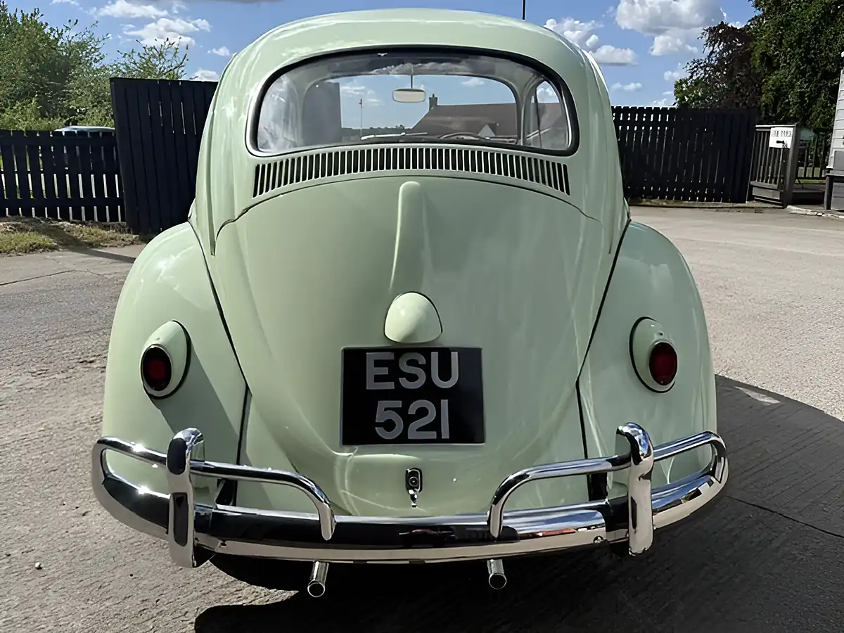 Used 1959 Volkswagen Beetle Showroom Condition Light Green - Interior and Exterior details 11