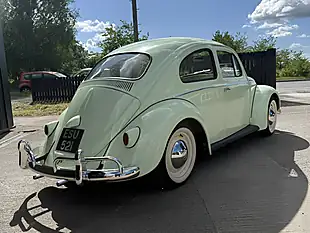 Used 1959 Volkswagen Beetle Showroom Condition Light Green - Interior and Exterior details 12
