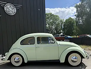 Used 1959 Volkswagen Beetle Showroom Condition Light Green - Interior and Exterior details 13