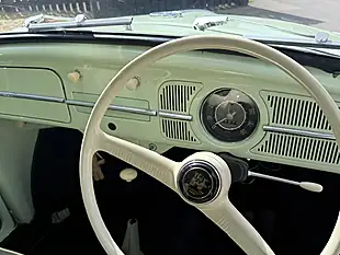 Used 1959 Volkswagen Beetle Showroom Condition Light Green - Interior and Exterior details 2