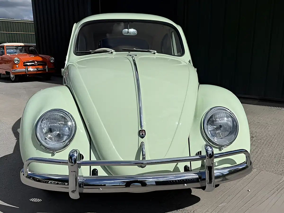 Used 1959 Volkswagen Beetle Showroom Condition Light Green - Interior and Exterior details 7