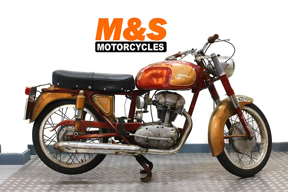 Used 1964 Ducati TS175 Red/Gold - Front View