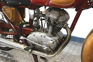 Used 1964 Ducati TS175 Red/Gold - Interior and Exterior details 6
