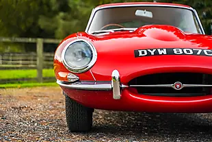 Used 1965 Jaguar E-Type Series I Fhc Carmen Red - Interior and Exterior details 7