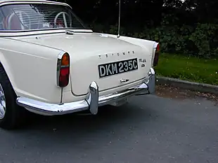 Used 1965 Triumph TR4 TR4a Irs Surrey Top White - Interior and Exterior details 13