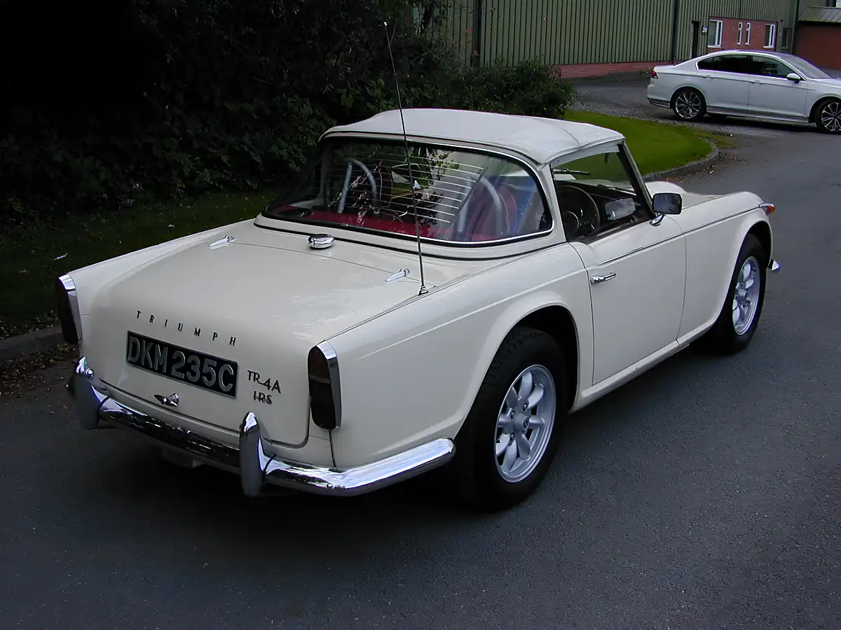Used 1965 Triumph TR4 TR4a Irs Surrey Top White - Interior and Exterior details 3
