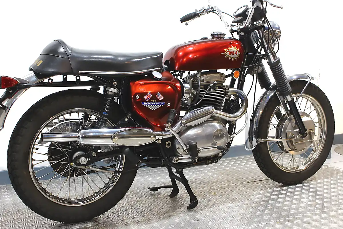 Used 1968 Bsa A65 Firebird Scrambler Red - Interior and Exterior details 3