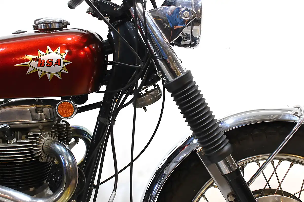 Used 1968 Bsa A65 Firebird Scrambler Red - Interior and Exterior details 4