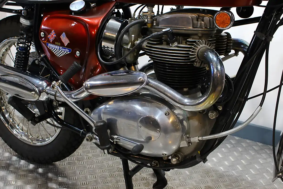 Used 1968 Bsa A65 Firebird Scrambler Red - Interior and Exterior details 6