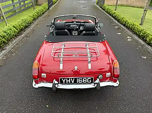Used 1969 MG B Roadster Red - Interior and Exterior details 12