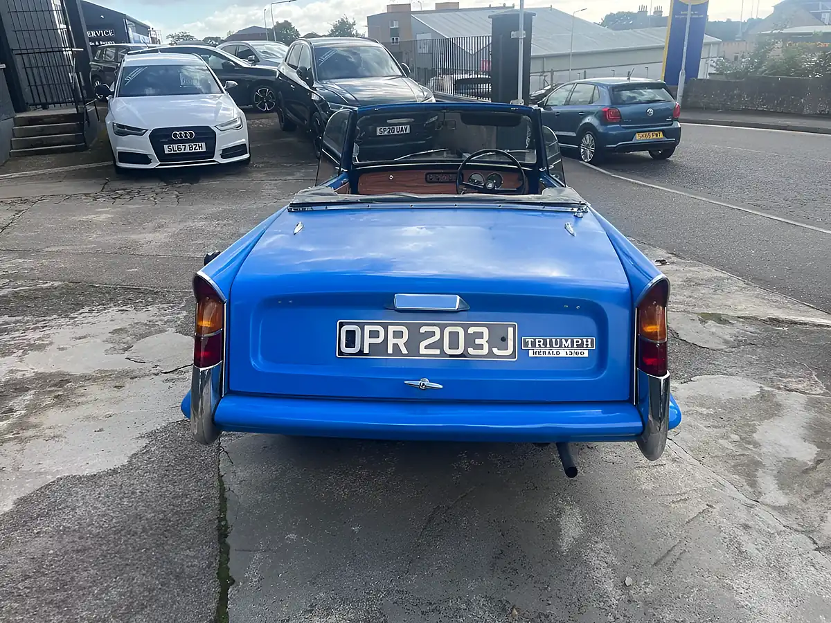Used 1971 Triumph Herald Blue - Interior and Exterior details 6