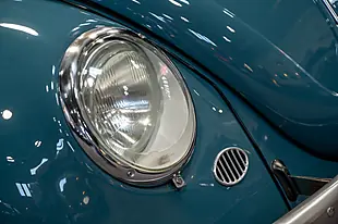 Used 1971 Volkswagen Beetle Square Window Dove Blue - Interior and Exterior details 16