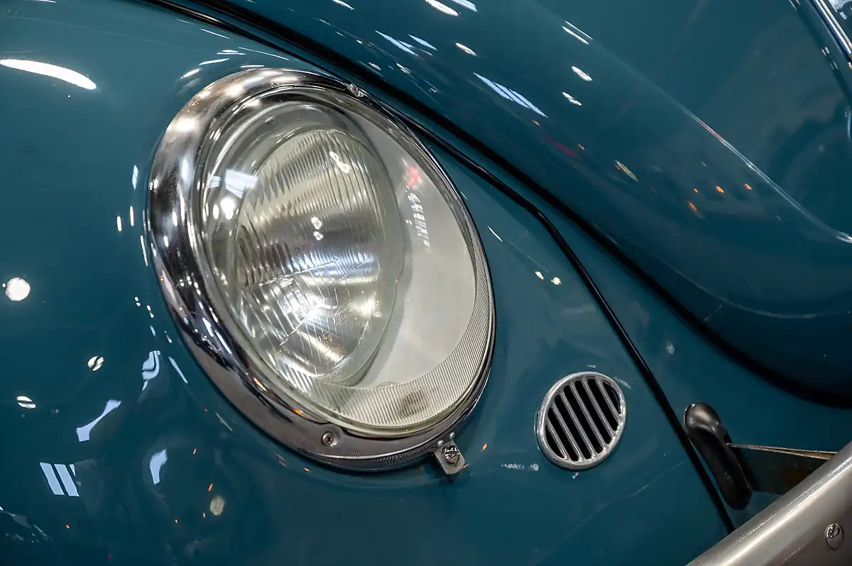 Used 1971 Volkswagen Beetle Square Window Dove Blue - Interior and Exterior details 16