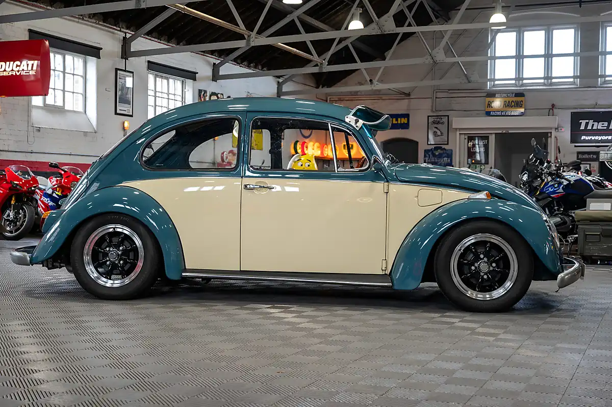 Used 1971 Volkswagen Beetle Square Window Dove Blue - Interior and Exterior details 2