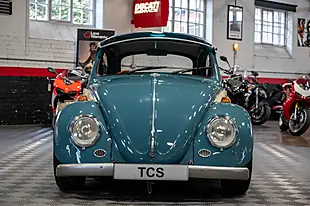 Used 1971 Volkswagen Beetle Square Window Dove Blue - Interior and Exterior details 3