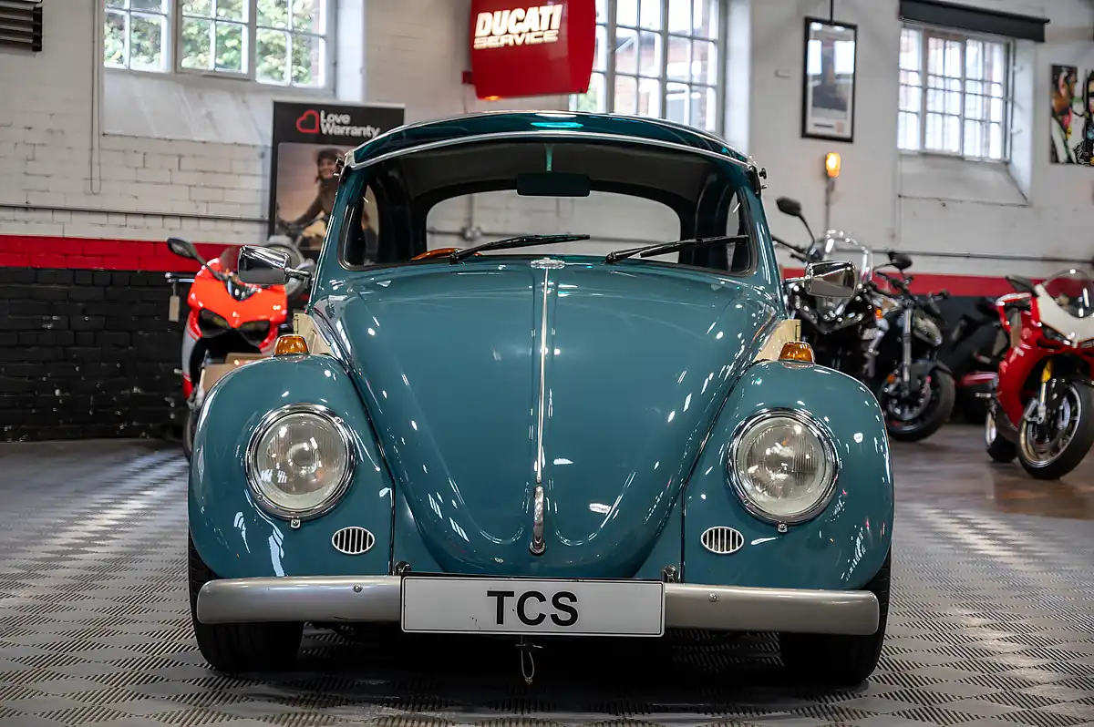 Used 1971 Volkswagen Beetle Square Window Dove Blue - Interior and Exterior details 3