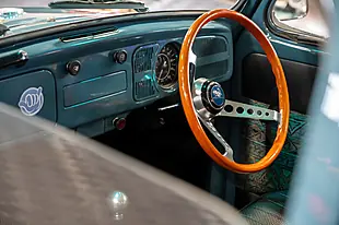Used 1971 Volkswagen Beetle Square Window Dove Blue - Interior and Exterior details 9
