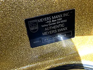 Used 1972 Volkswagen Beach Buggy Meyers Manx Recreation Gold - Interior and Exterior details 18