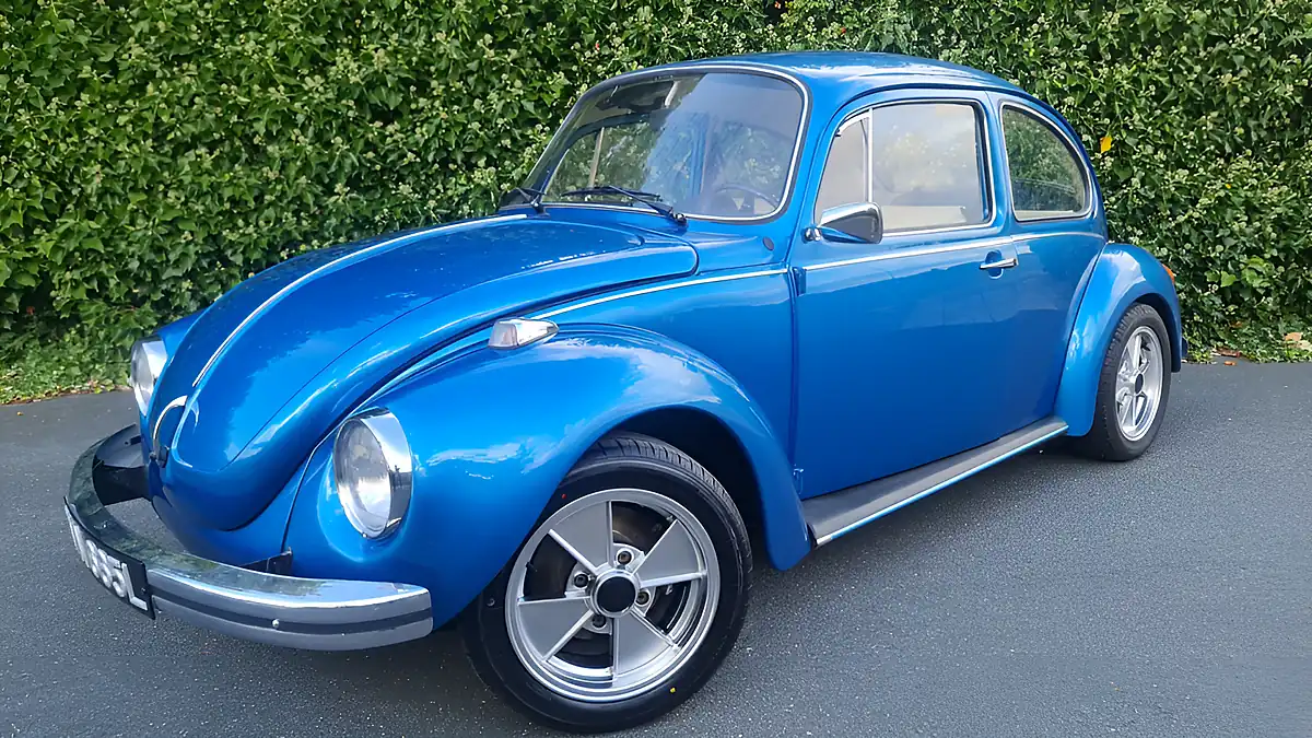 Used 1972 Volkswagen Beetle 1303 Super Bug Alaska Blue Metallic - Front View