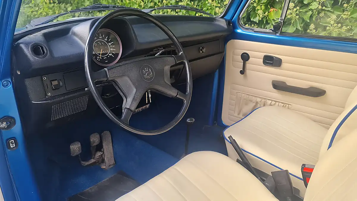 Used 1972 Volkswagen Beetle 1303 Super Bug Alaska Blue Metallic - Interior and Exterior details 13