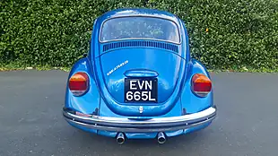 Used 1972 Volkswagen Beetle 1303 Super Bug Alaska Blue Metallic - Interior and Exterior details 4