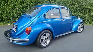 Used 1972 Volkswagen Beetle 1303 Super Bug Alaska Blue Metallic - Interior and Exterior details 5
