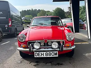 Used 1974 MG Mgb GT Coupe Tartan Red - Interior and Exterior details 3