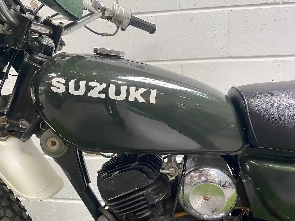 Used 1975 Suzuki TS90 Green - Interior and Exterior details 17