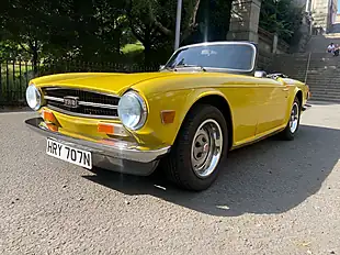 Used 1975 Triumph TR6 Yellow - Interior and Exterior details 12