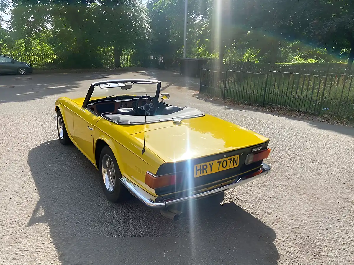 Used 1975 Triumph TR6 Yellow - Interior and Exterior details 15