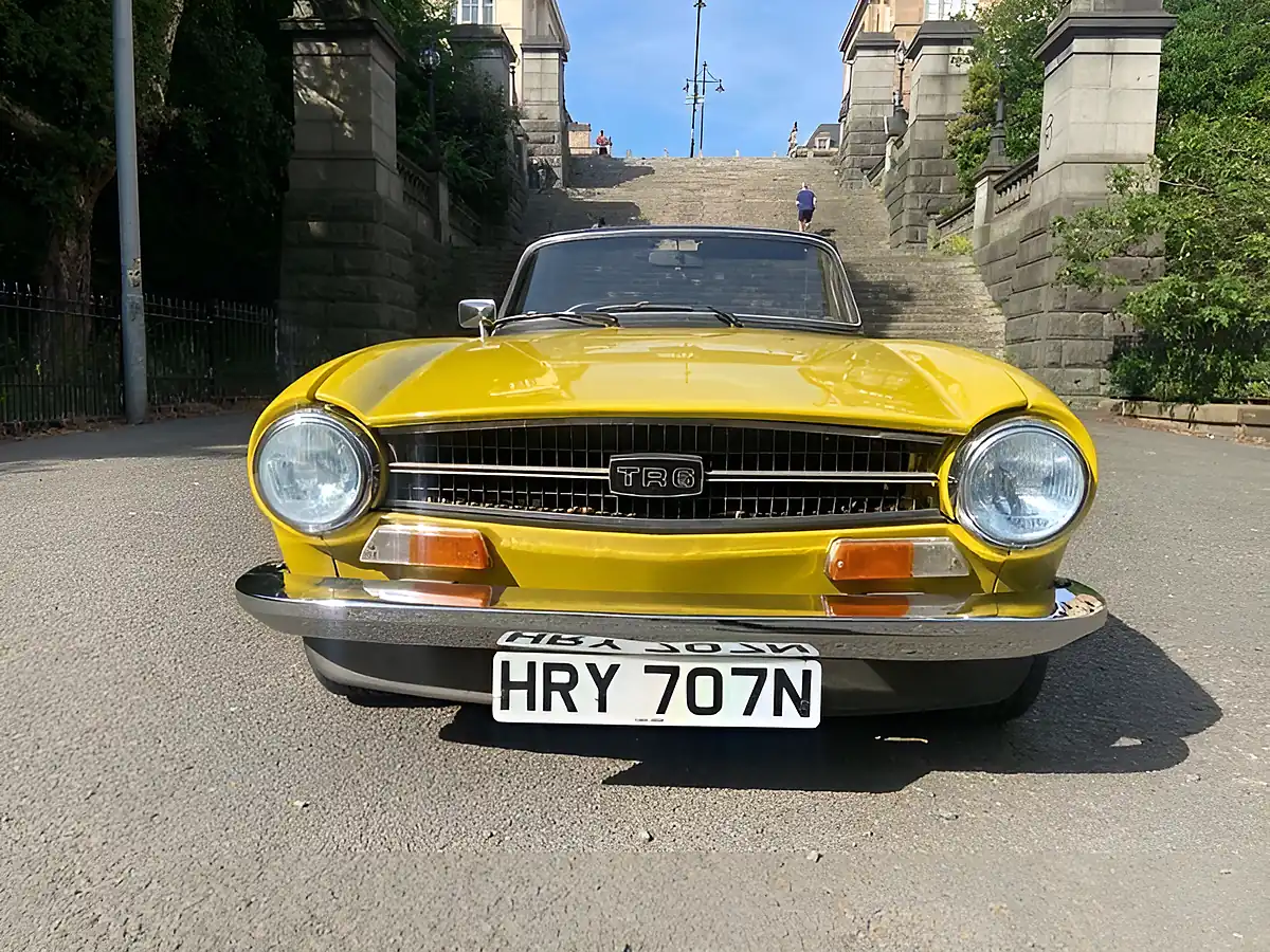 Used 1975 Triumph TR6 Yellow - Interior and Exterior details 16