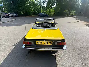 Used 1975 Triumph TR6 Yellow - Interior and Exterior details 17