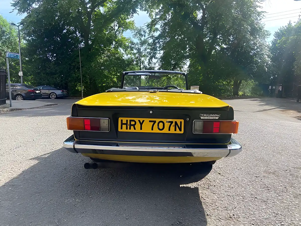 Used 1975 Triumph TR6 Yellow - Interior and Exterior details 18