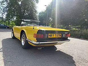 Used 1975 Triumph TR6 Yellow - Interior and Exterior details 3