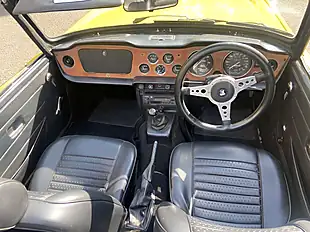 Used 1975 Triumph TR6 Yellow - Interior and Exterior details 9