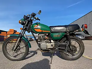 Used 1976 Honda XE75 As Is Green - Interior and Exterior details 11