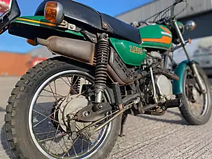 Used 1976 Honda XE75 As Is Green - Interior and Exterior details 15