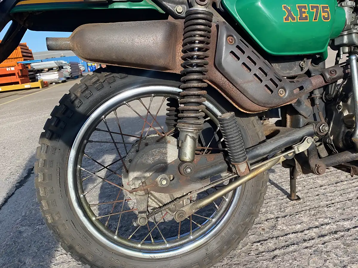 Used 1976 Honda XE75 As Is Green - Interior and Exterior details 17