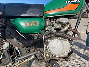 Used 1976 Honda XE75 As Is Green - Interior and Exterior details 19